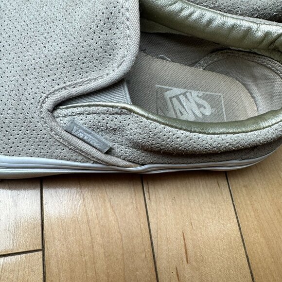VANS Perforated Suede Classic Slip On Size 8.5 - Picture 10 of 12